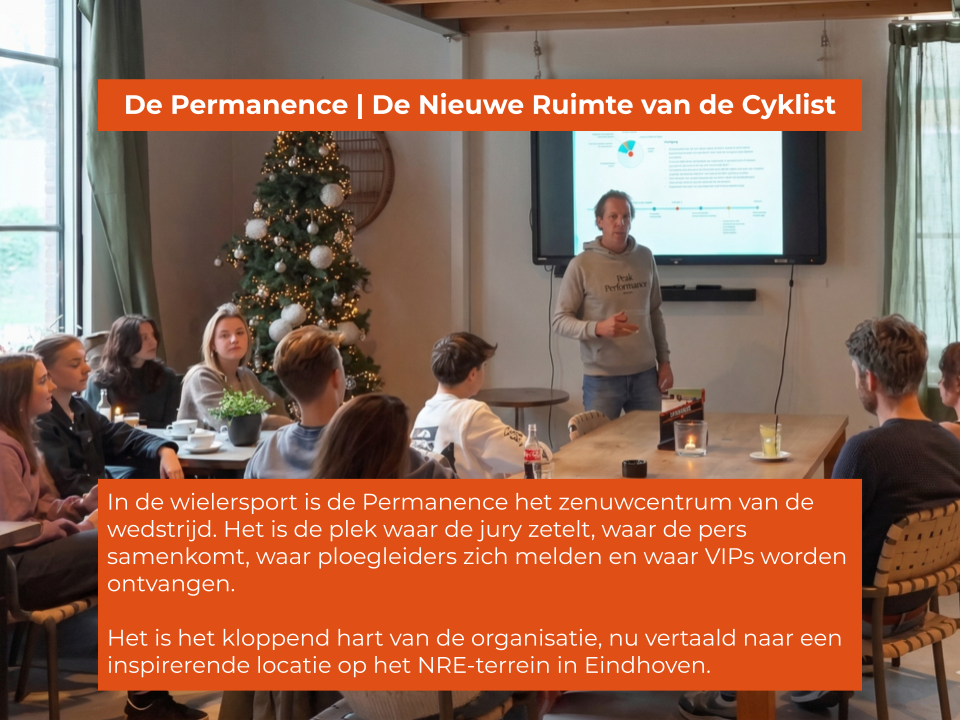 Cyklist nieuwe ruimte